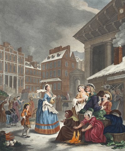 Times of the Day: Morning, illustration from 